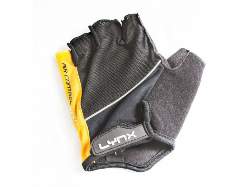 Велоперчатки LYNX Pro BLACK/YELLOW 